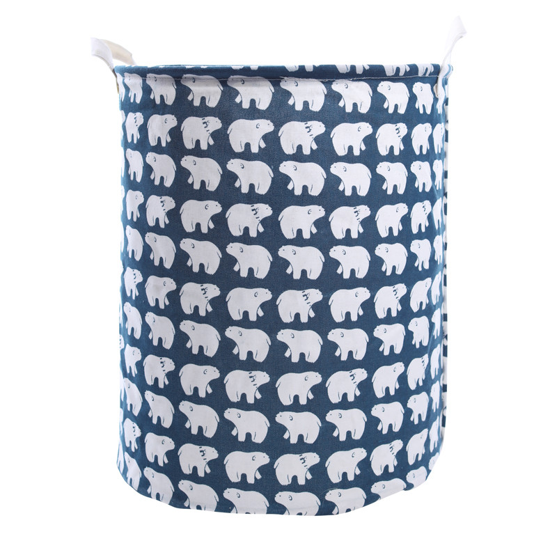 Puting Kitchen wear cooksmart wipe clean Apron pocket diablement fort cotton White bear tree customized