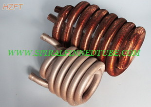 Waste Heat Recovering Fin Coil Heat Exchanger in Domestic Water Boilers