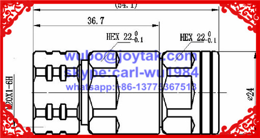 4.3-10 male connector for 1/2 flex cable clamp type Best selling in Europe Jiangsu manufacturer VSWR 1.15 length 54.1mm