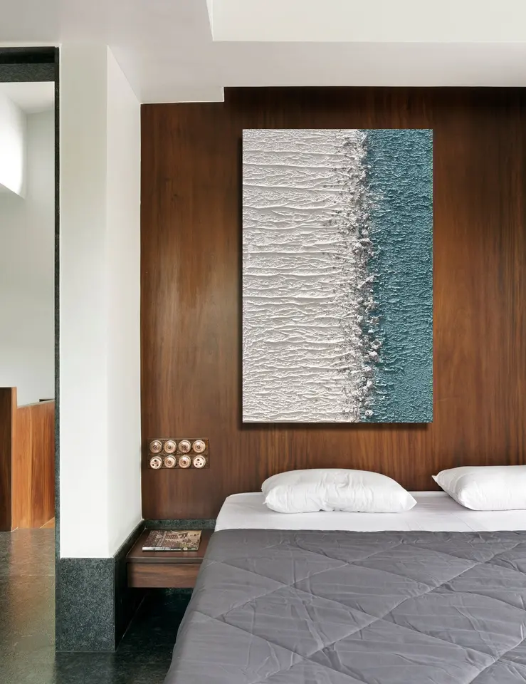 Home Living Room Decor Painting 3d Abstract Canvas Oil Painting with Customized Size Accepted Relief Wall Painting