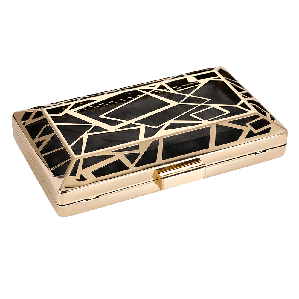200*110mm Custom Cube Lock Square Purse Frame