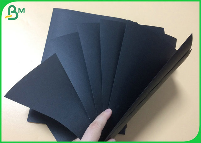 300gram 350gram Smooth Texture Black Paper Sheet In 36" x 48" To Folding Cartons