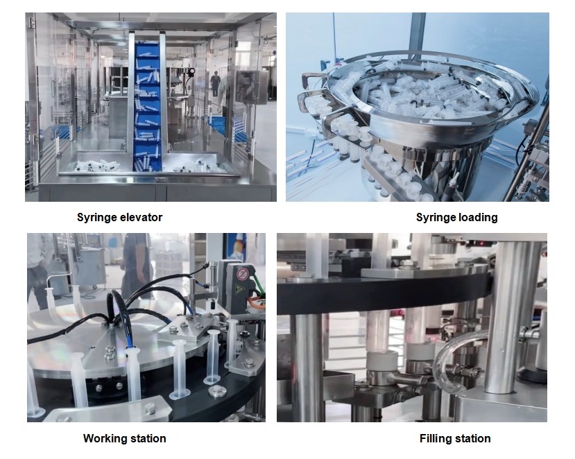 automatic prefilled veterinary vaccine syringe assembly prefiiled gel syringe filling machine