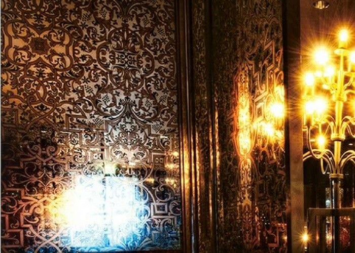 4W 2200K Flat Diamond Decorative LED Bulbs With Golden Glass D64*148mm