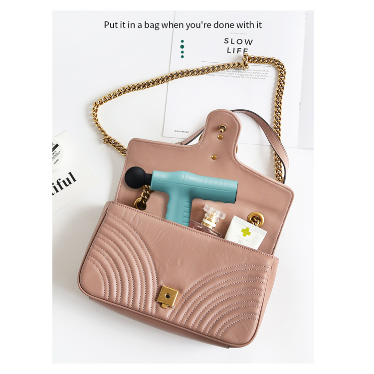 Double Handle Urban Fitness Mini Massage Gun Deep Tissue Percussion Muscle Massage Gun