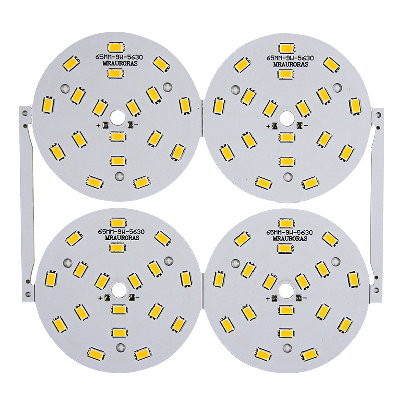 SMD LED HASL OSP Prototype Circuit Board Assembly Custom Round Square Type