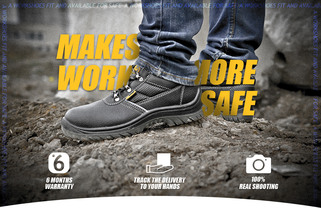 Euro 37-47 Men Work Boots Steel Toe Waterproof Safety Shoes Work Boots