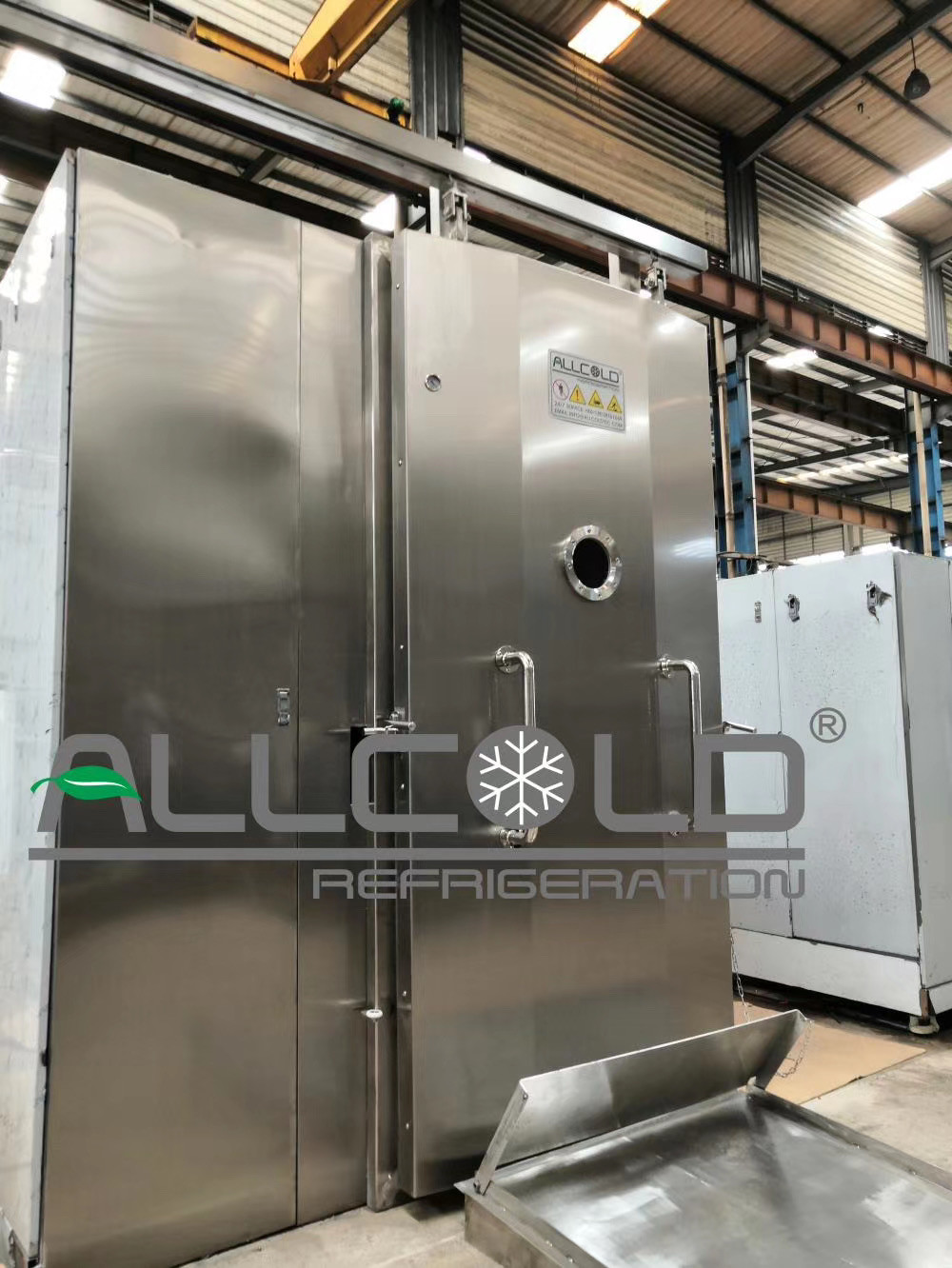 Compressor 16.5KW R404A Vacuum Pre Cooler For Bread
