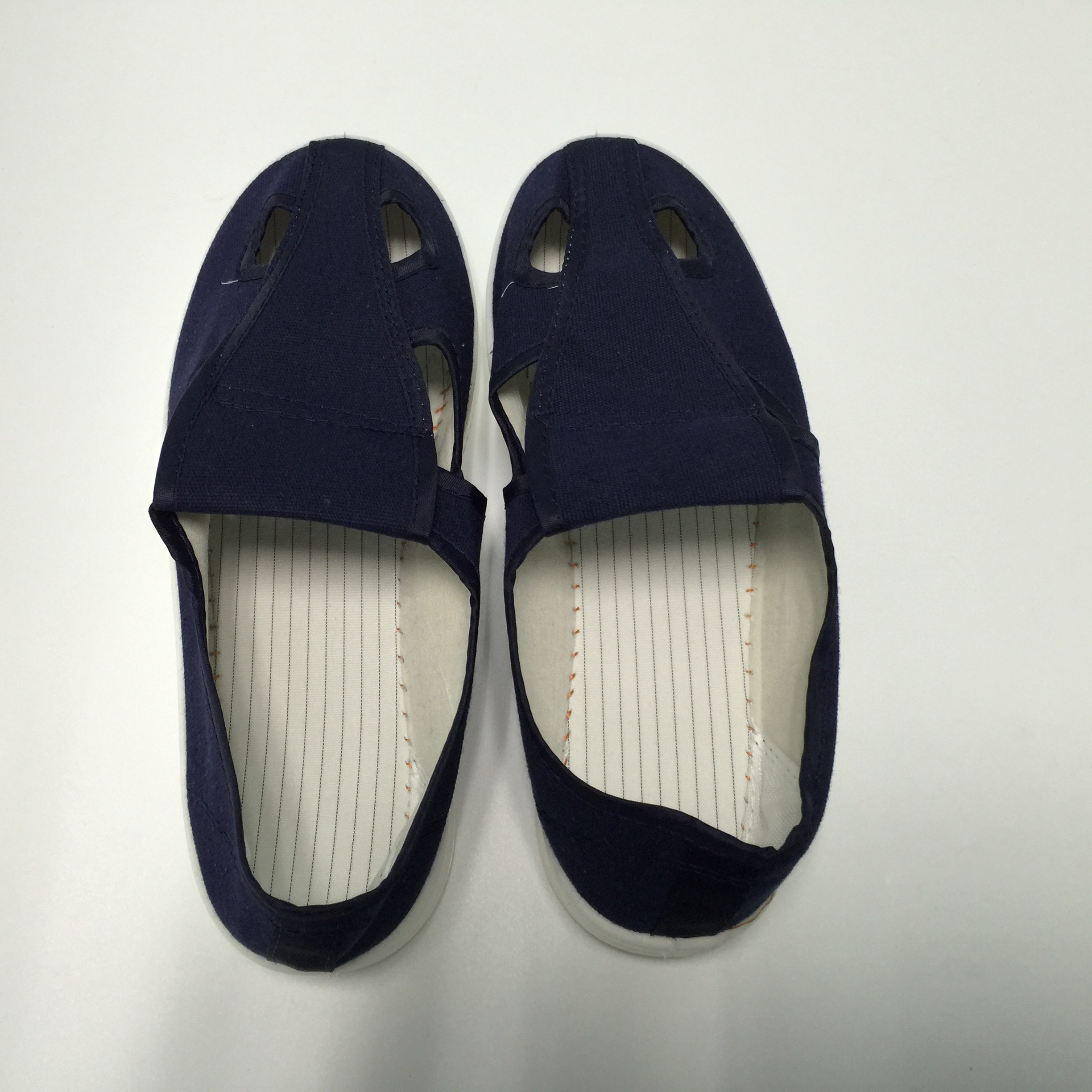 Cleanroom Four Hole ESD Safety Shoes For Industrial EPA Area Dust Free