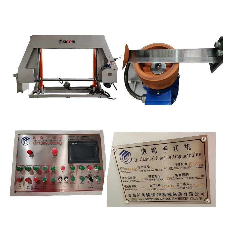Tdp-1650 / 2150 PU Foam Cutting Machine with Advanced Frequency Control 2mm-300mm thickness sheet Band knife horizontal splittng machine