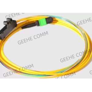 Single Mode 2.0MM 40G MPO To 8 X LC Fiber Breakout Cable