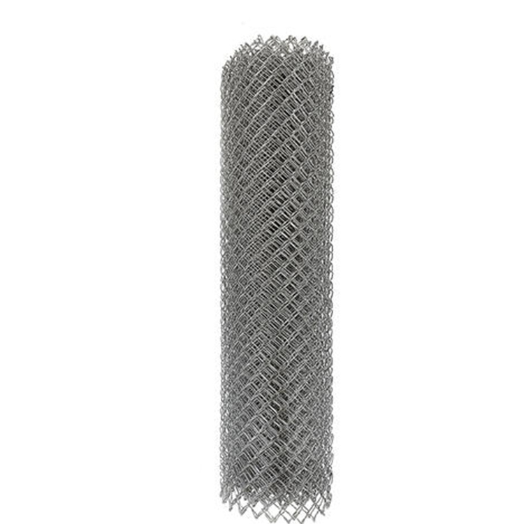 100ft Galvanized Black PVC Coated Chain Link Wire Mesh Fence For Sport Court