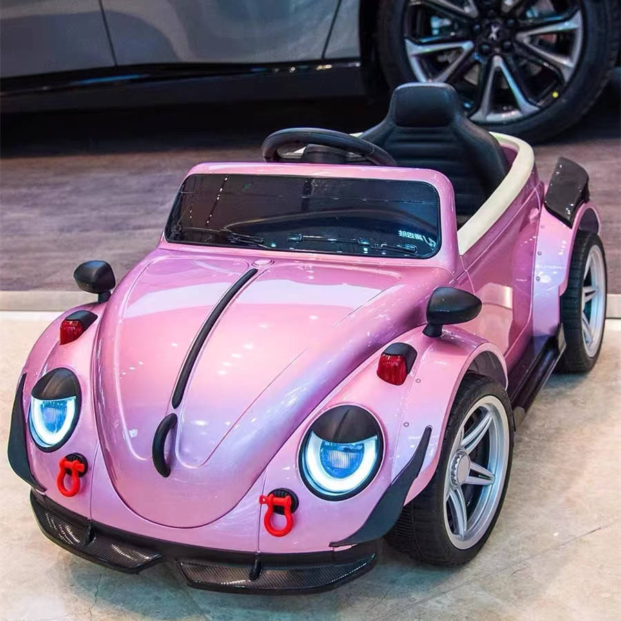 Unisex Children 12V Battery Ride On Electric Car with Remote Control Light and Music