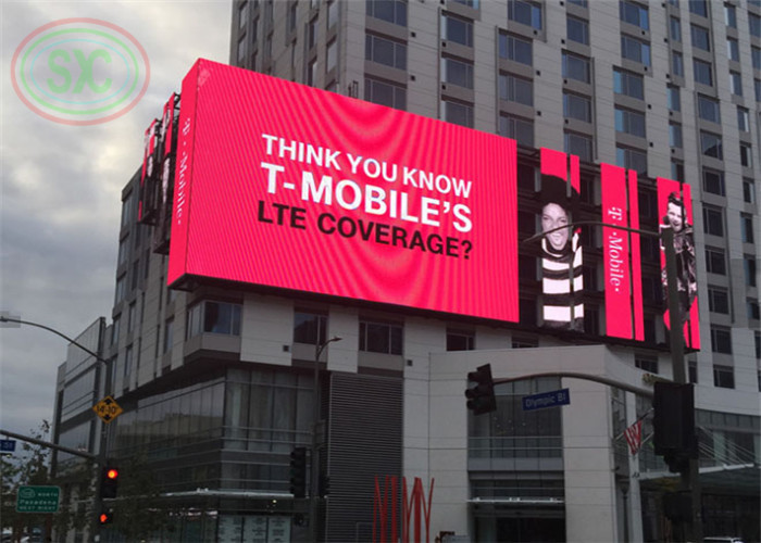 10mm high brightness outdoor full color LED Display billboards support customized size