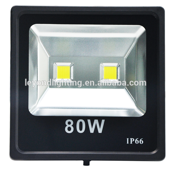 High brightness LED Flood light 80W with IP65 waterproof rating for 3 years warranty.