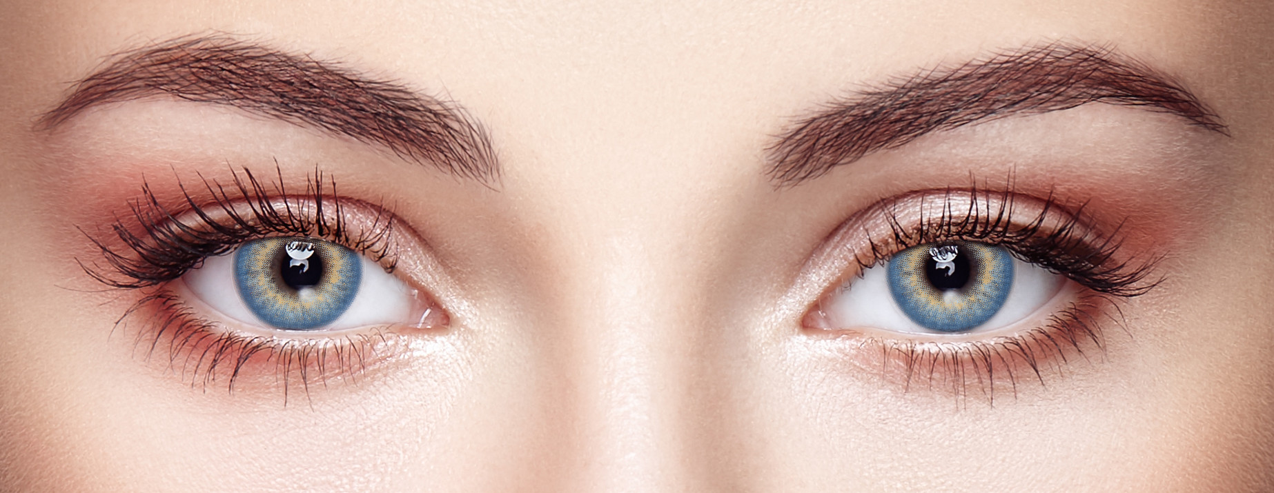 ISO13485 Private Label Coloured Blue Eye Contact Lenses For Brown Eyes