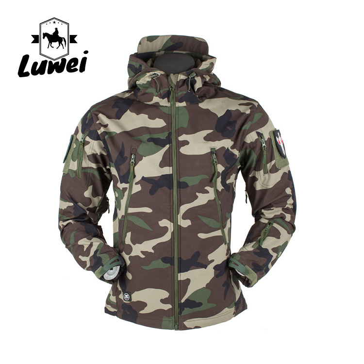Casual Windproof Outer Wear Apparel Utility Moto Outdoor Softshell Men Jacket