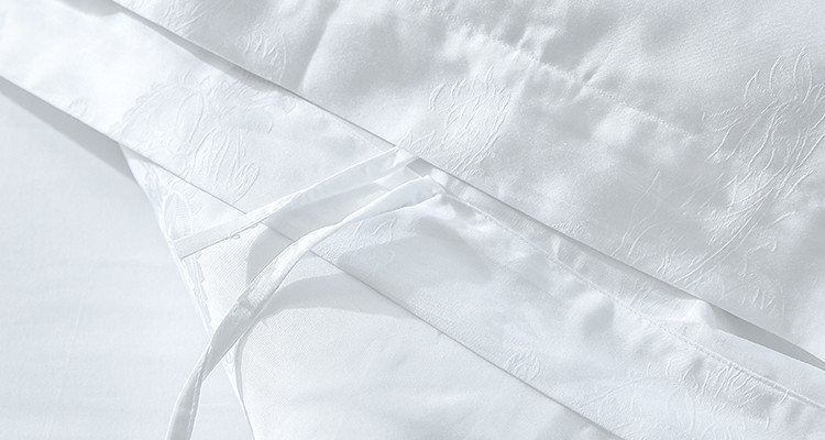 Hotel linen wholesale supplies 100% cotton jacquard bed bedding set hotel quilt comforter set