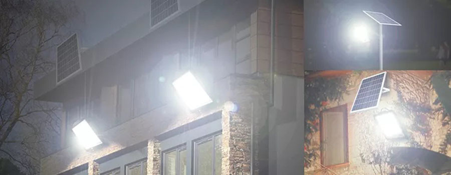 IP67 Wall Lamp Solar Flood Light Security Monitoring CCTV Camera 400 Watt