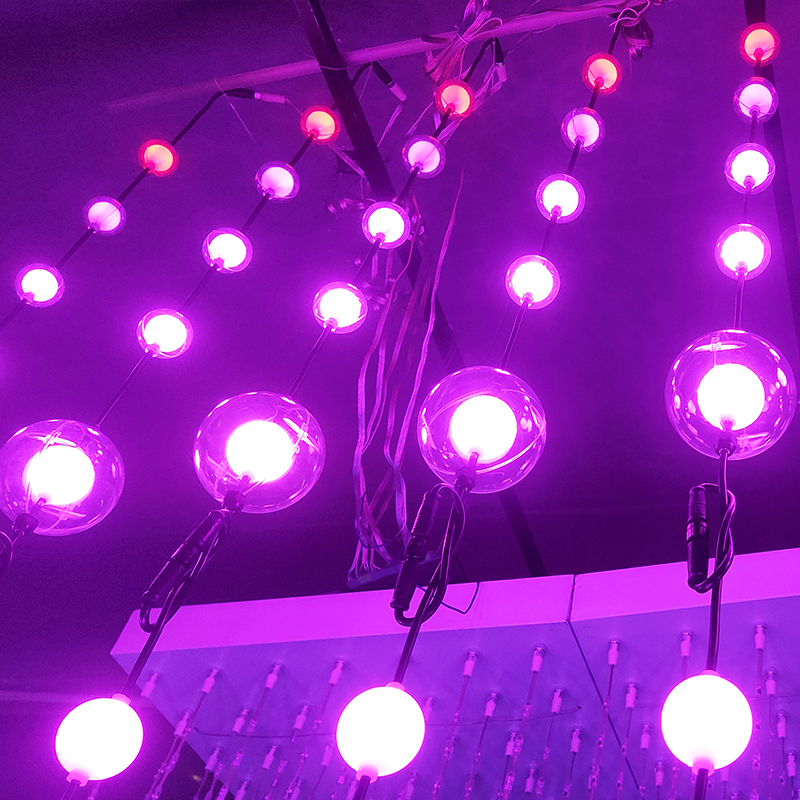 SCS50 RGB 3D Pixel Led Christmas Ball Waterproof 24V For Christmas Decoration