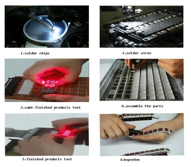 35mcd Common Anode Custom LED Display For E Cigarette