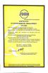 Anhui Zhongke Duling Commercial Appliance Co., Ltd. Certifications