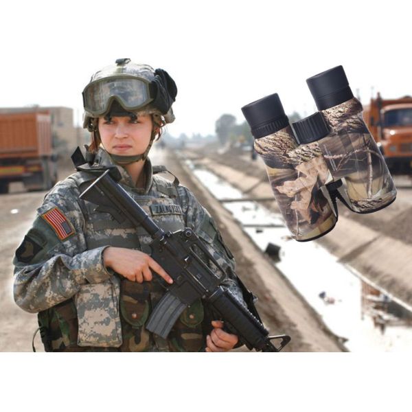 Camping Waterproof Fogproof High Resolution Binoculars Telescope 7x40 Set for Adults