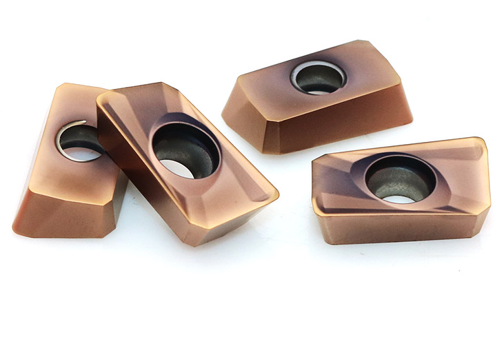 TiCN Coated Carbide Indexable Milling Inserts Roughing / Semi - Finishing Process