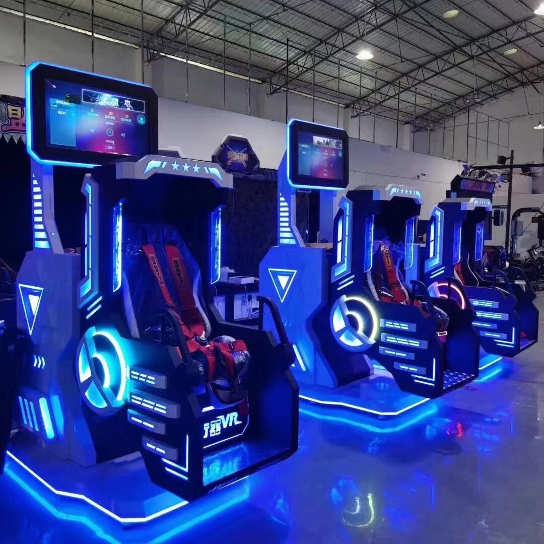 Crazy Arcade Virtual Reality 360 VR Roller Coaster Machine 9d Customizable