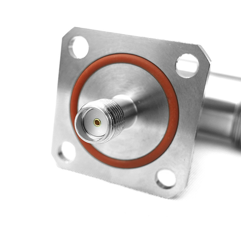 90 Degree Flanged Joint Copper-made S In N Connector For Drone System Device