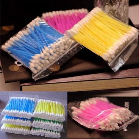 ISO 150mm Cotton Swabs Plastic Sticks Disinfect Medical Cotton Buds
