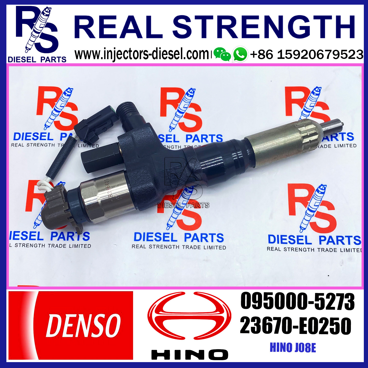Common Rail Fuel injector 095000-5270 095000-5271 095000-5273 095000-5274 for HINO J08E 23670-E0250