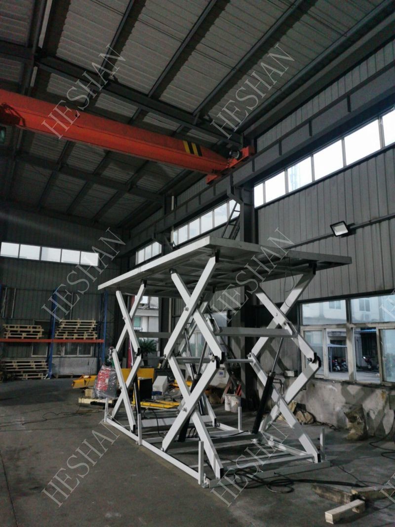 China 1T~10T Load Industrial Stationary Lift Platforms Hydraulic Scissor Table