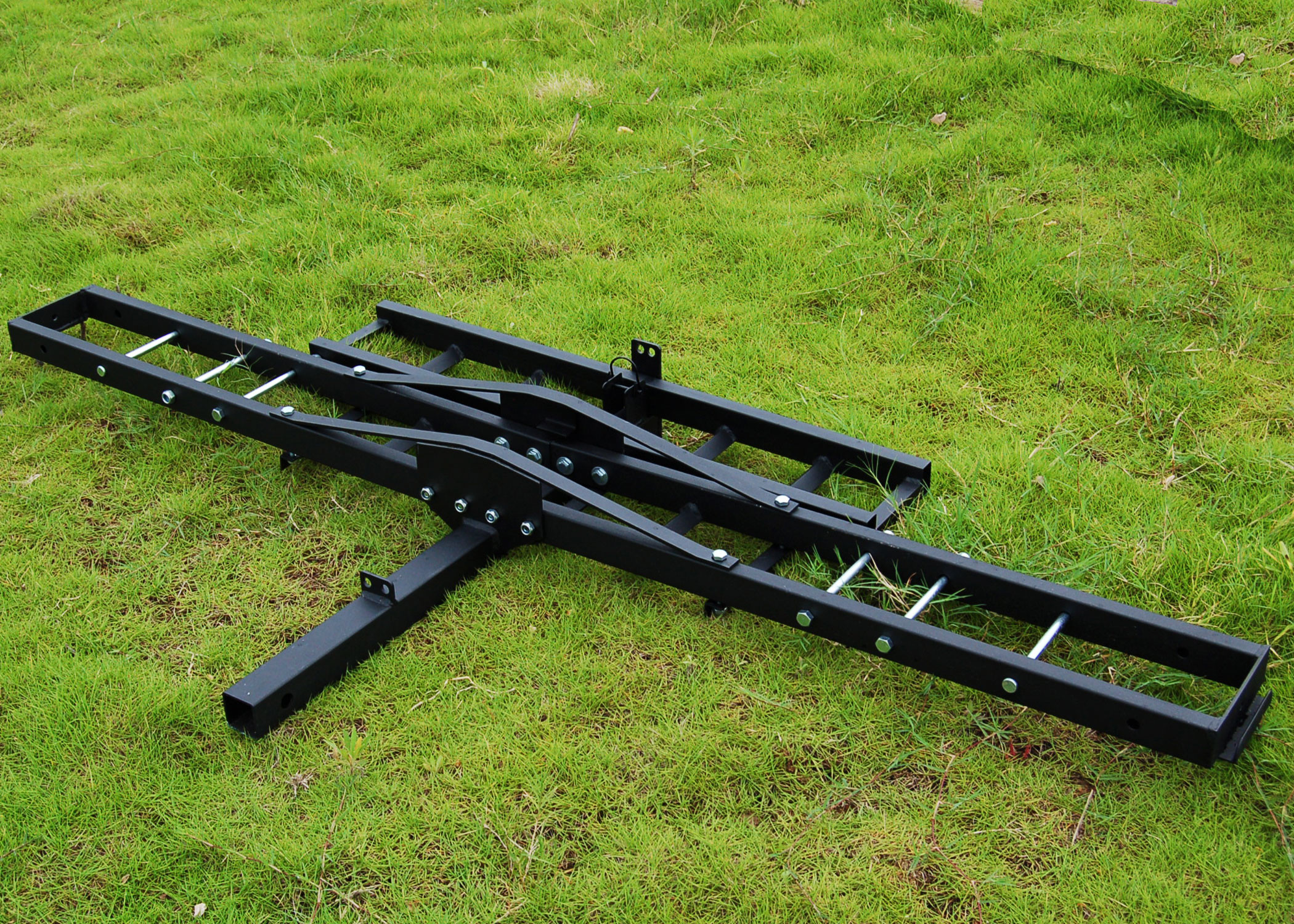 500lbs Steel Motorcycle Carrier Black Powder Coated For 2" Hitches