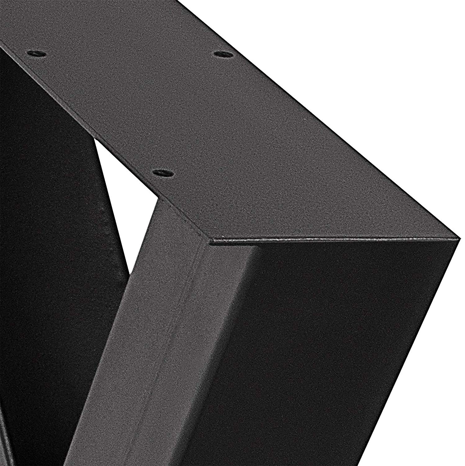 420*400mm Black Metal Table Legs for Industrial Country Style Furniture Design