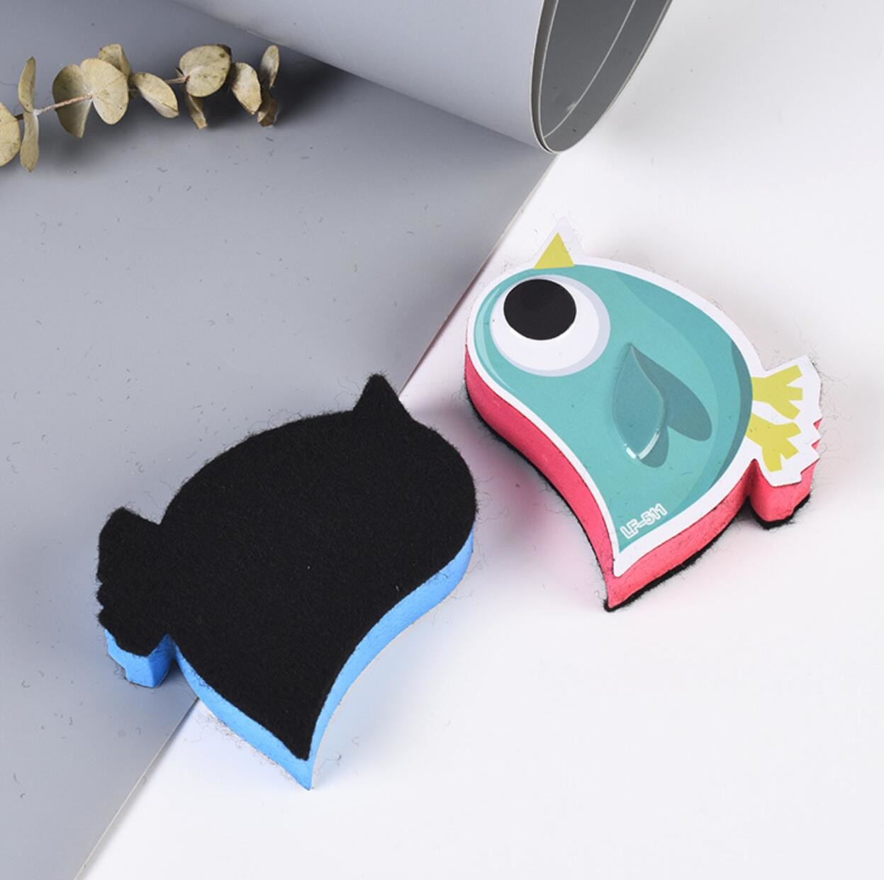 Bird Shape Magnetic Officeworks Whiteboard Eraser For Blackboard