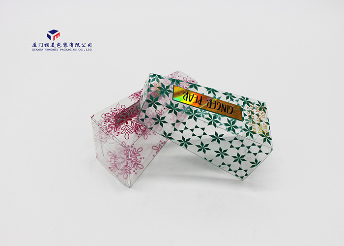 Trapezoid Design PVC Transparent Box Custom Made Plastic Boxes Offset Printing