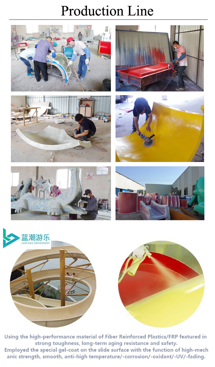 Customized Residential Water Park Equipment Swimming Amusement Park Anti UV