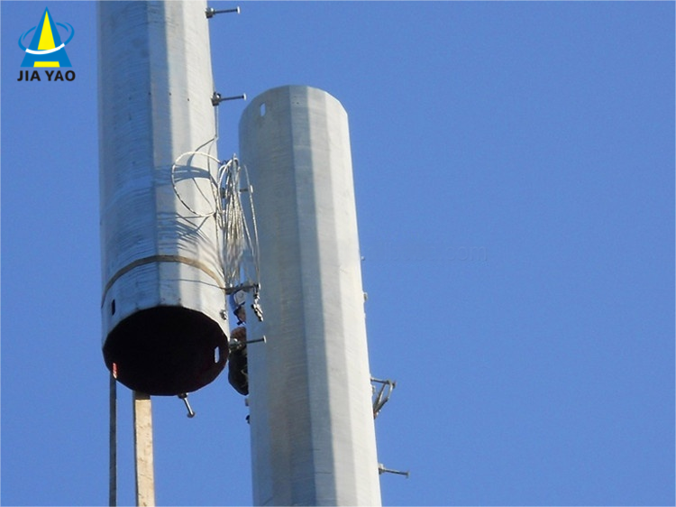 Hot Dip Galvanized Multifunction Monopole Tower 5g Internet Mobile Phone Signal Communication Steel Tower