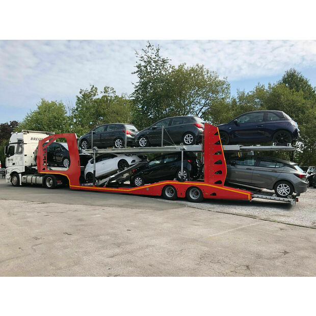 13600 mm+1300 mm length 2550mm width Extension2 AXLE CAR CARRIER SEMI-TRAILER