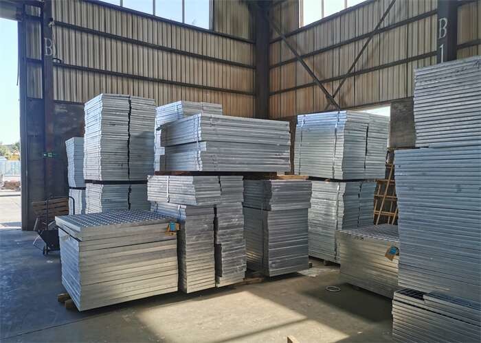Port Unloading Thickened Platform Steel Grating Hot Dip Galvanized SGS Approved
