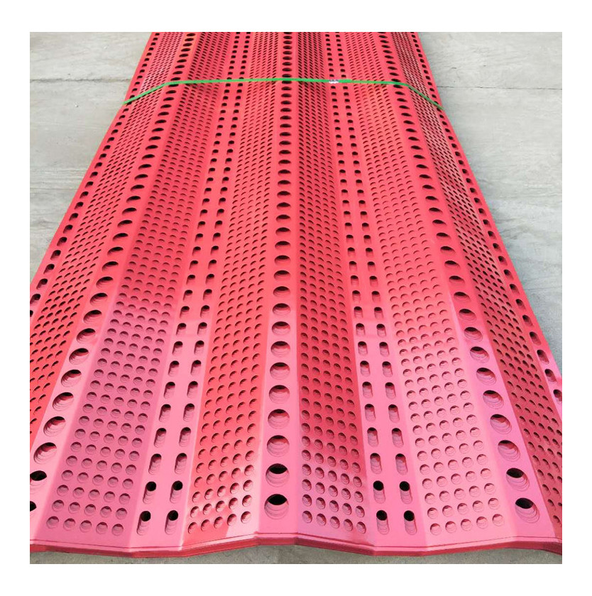 Heat Treated Windbreak Fence Panels Carbon Steel Galvanized Perforated Metal Panel