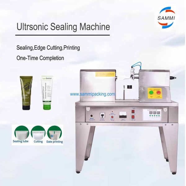 High Quality Cosmetic Hand Cream Toothpaste Plastic Soft Tube Ultrasonic Sealing Cutting Machine