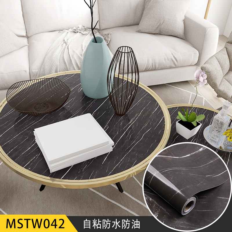 Peel Stick Marble Wallpaper Roll 60cm*10m Size for Table Cupboard Cabinet and Countertop Marble Design Granite Style