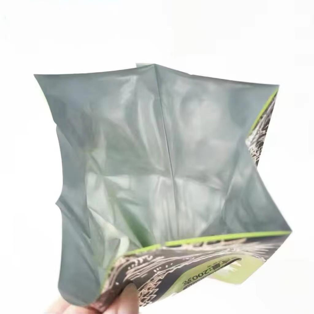 Gravure Printing Side Gusset Pouch 1kg Coffee Tea Packaging Bag Heat Seal Custom Logo