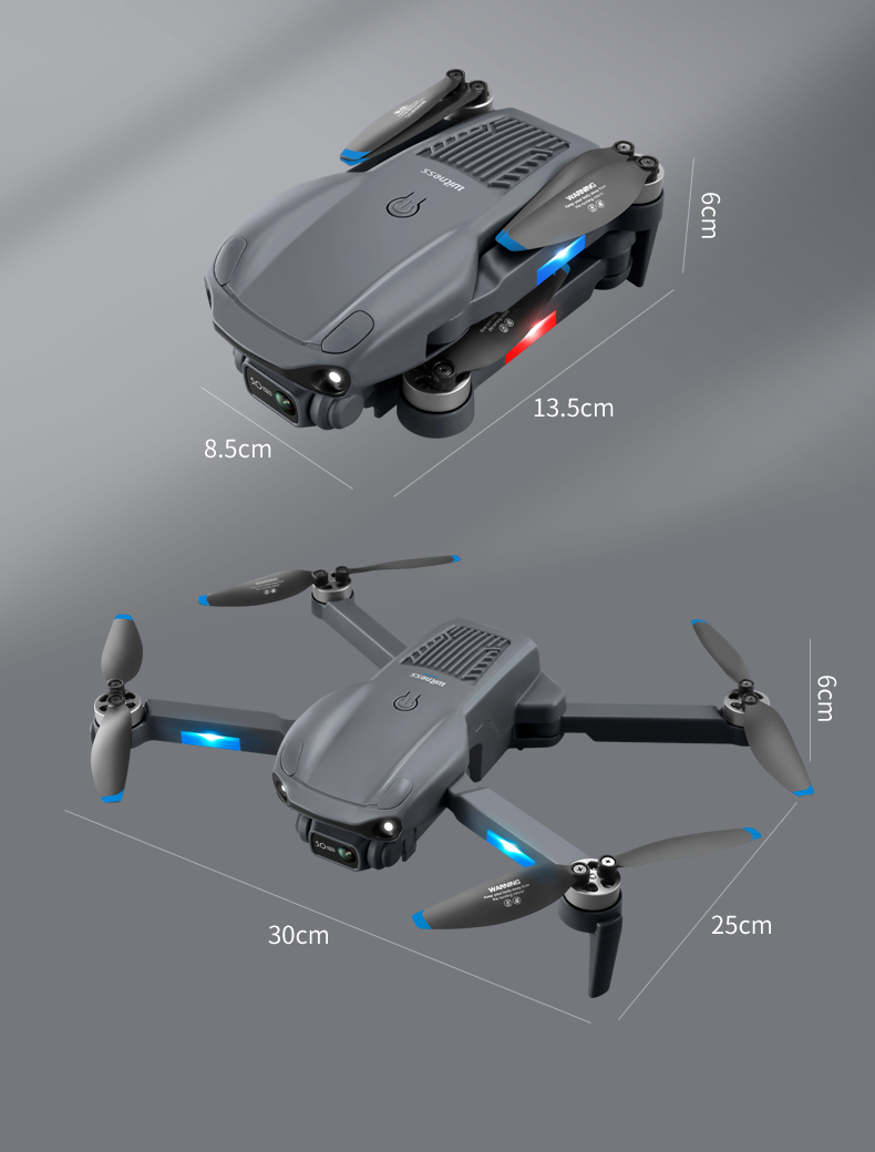 Wide Angle ESC Camera WiFi Battery Powered Drones 4K GPS Drone
