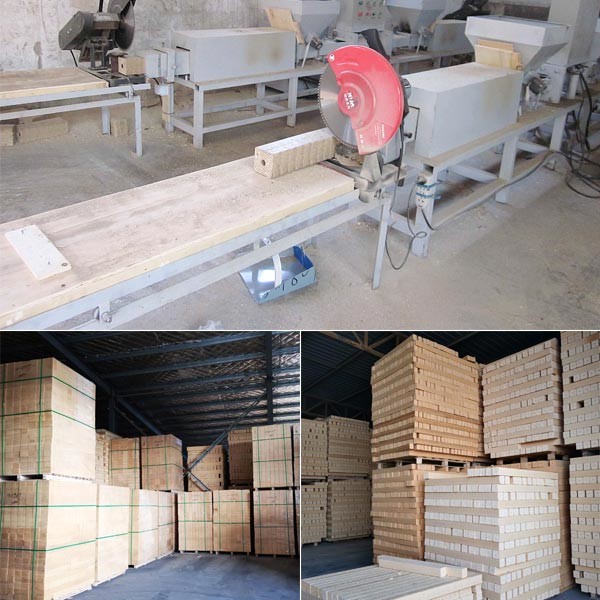Sawdust Wooden Pallet Block Machine For Wood Pallet In Tunisia