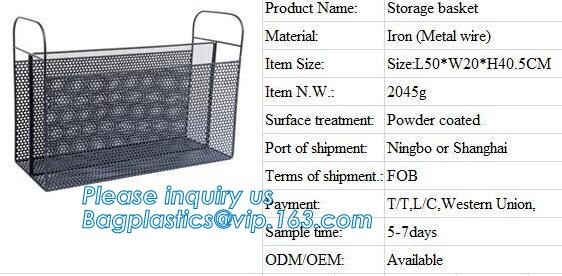 Manufacturer Simple Houseware Stackable 2 Tier Sliding Basket Drawer Organizer , Storage, Eco-friendly powder coated 2 t