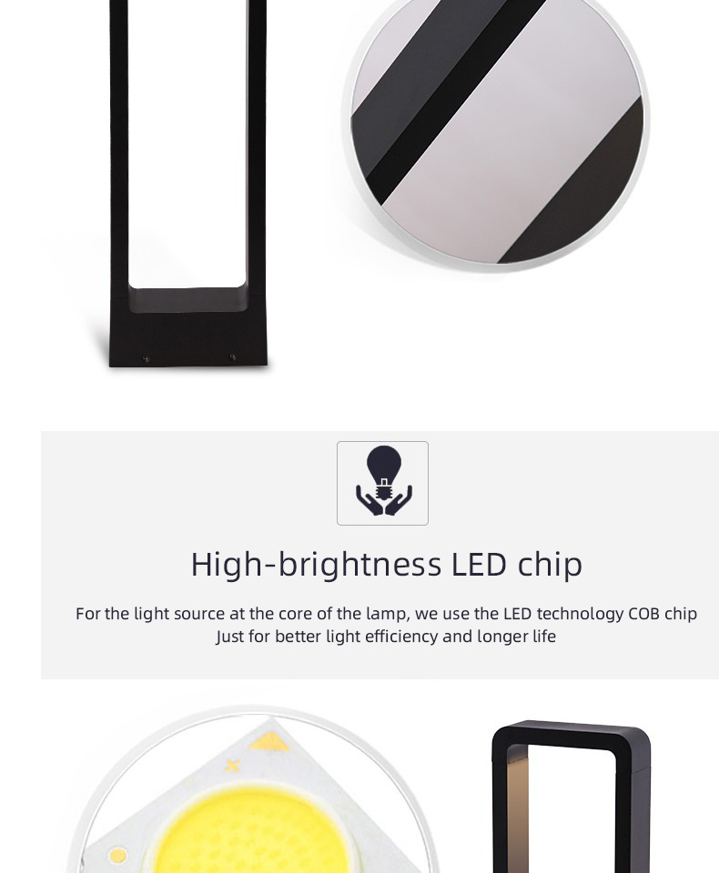 Villa Motion Sensor LED Light 6000K Motion Sensor Solar Landscape Lights