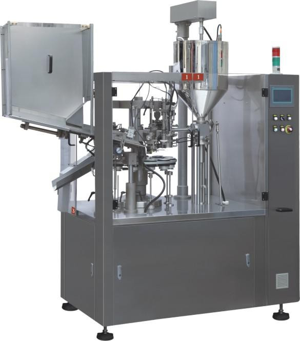 Automatic Body Lotion Toothpaste Soft Cosmetic Cream Tube Filling Sealing Machine